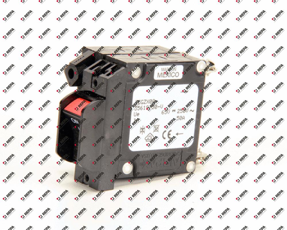 SWITCH, ROCKER, 50A 2 POLE, PANEL MOUNT