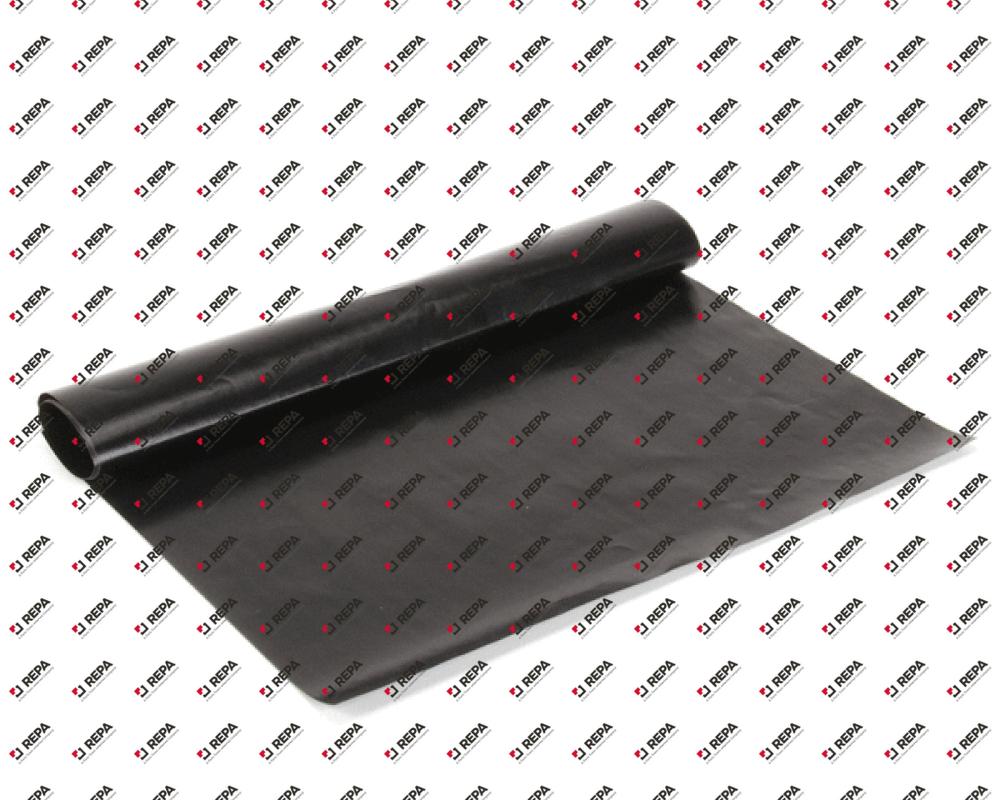 PTFE-Platte, schwarz, 5 Mil