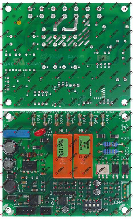 PCB dishwasher L 85mm W 70mm suitable for NIKROM