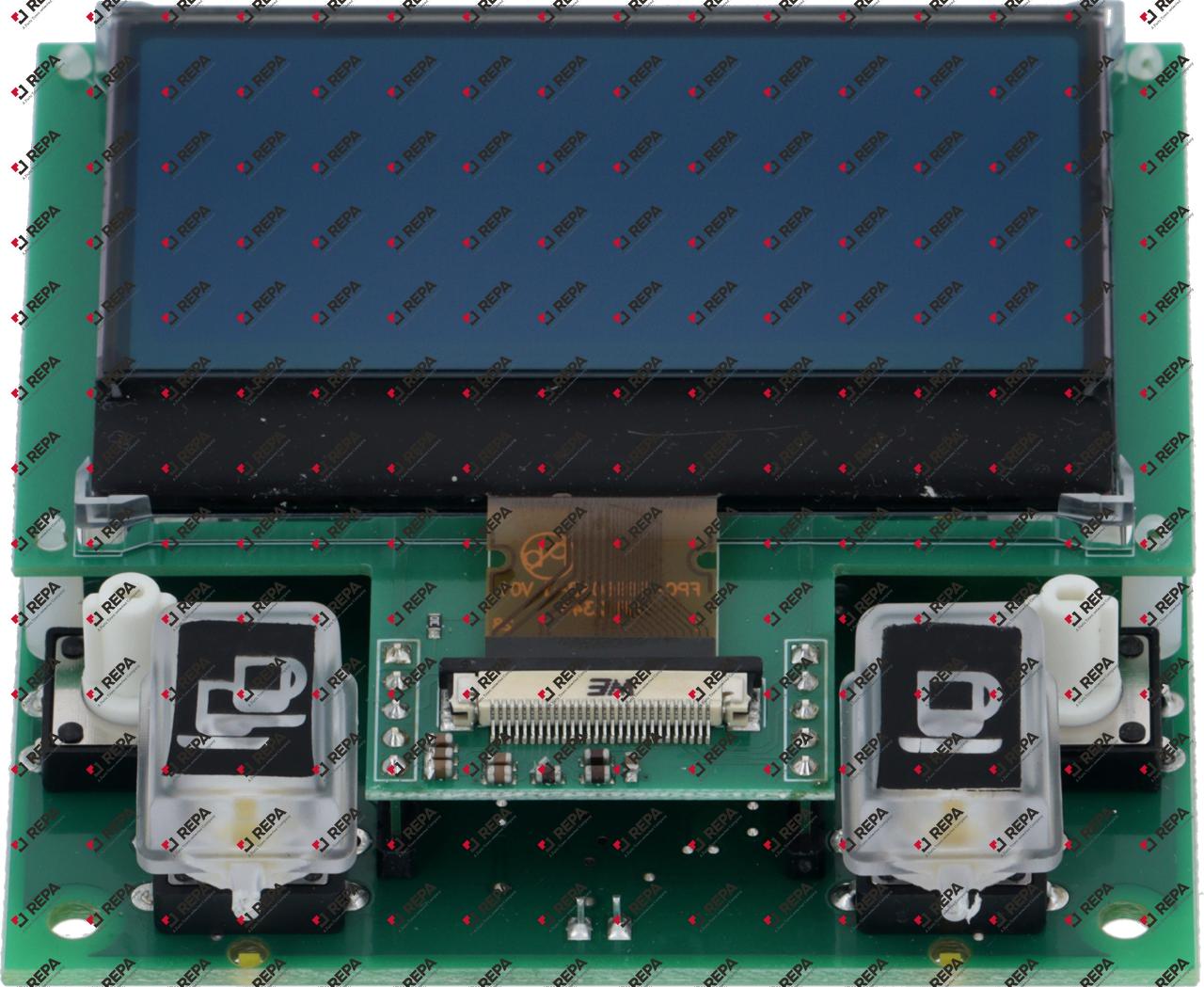 Control PCB with display