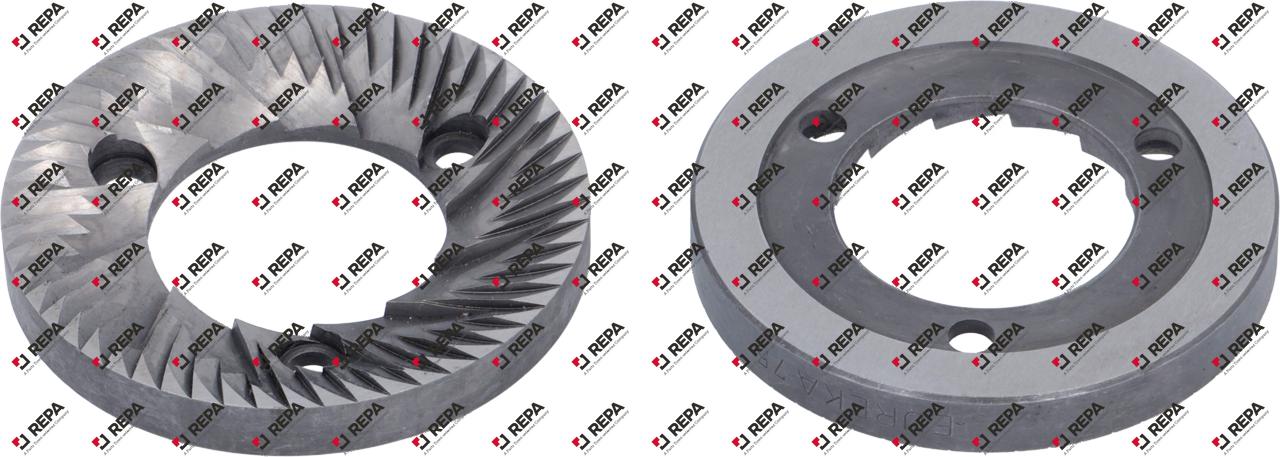 Mahlscheibenpaar D1 ø 75 mm mit Schachtel