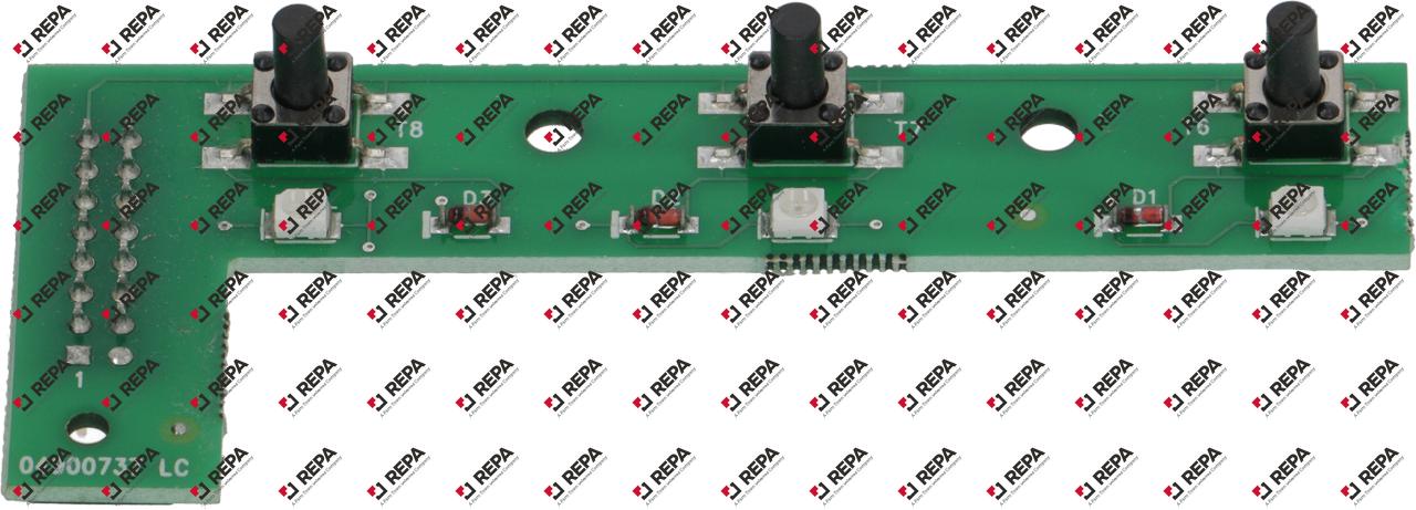 Platine de clavier L 84mm lar. 33mm