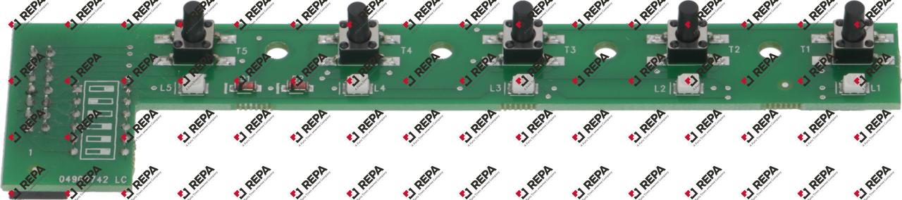 Keypad PCB L 135mm W 34mm