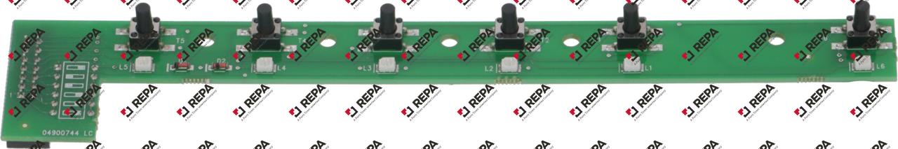Keypad PCB L 182mm W 34mm