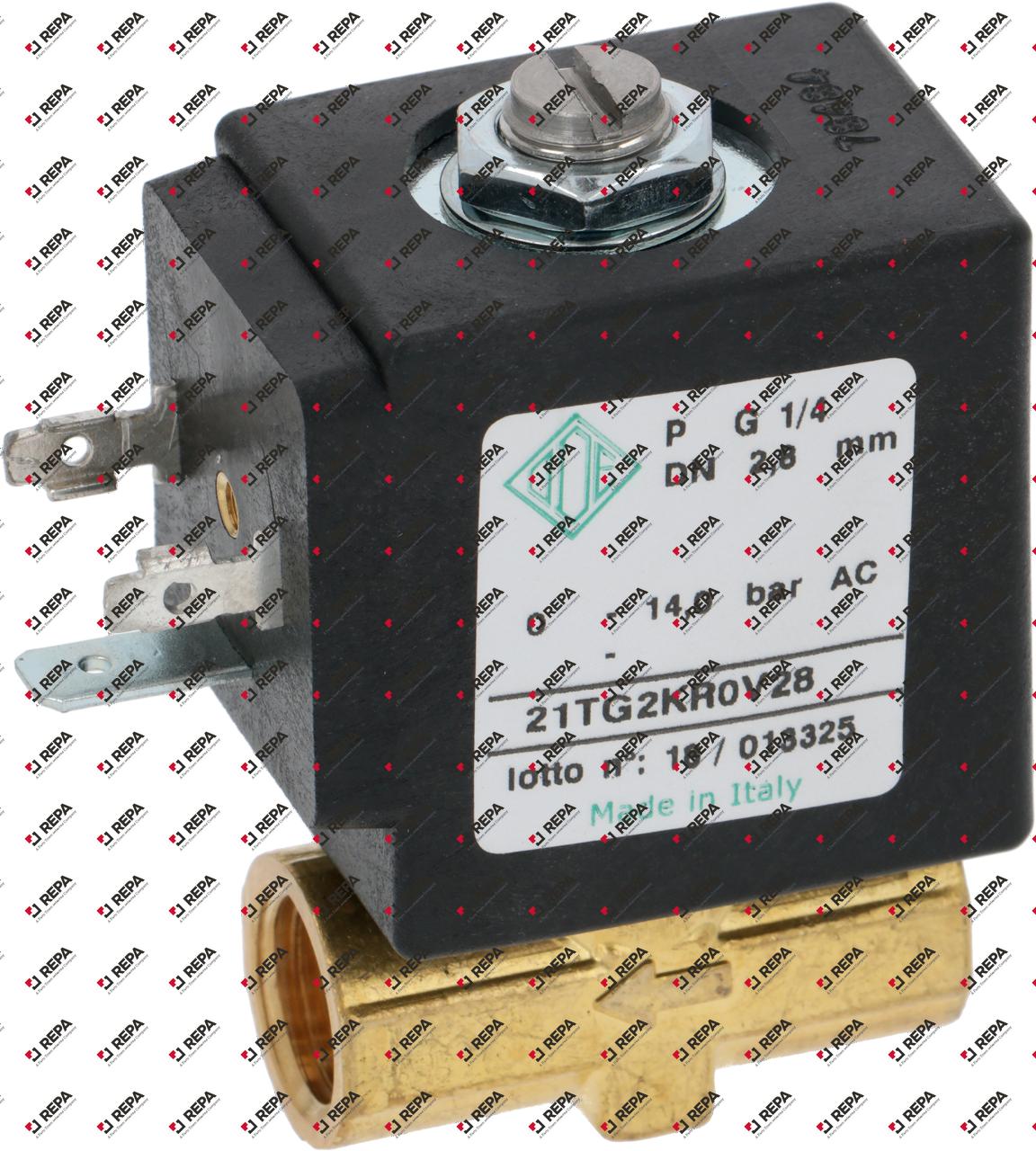 ELECTROVÜLVULA ODE 2 VÍAS ø 1/4" 230V 8W