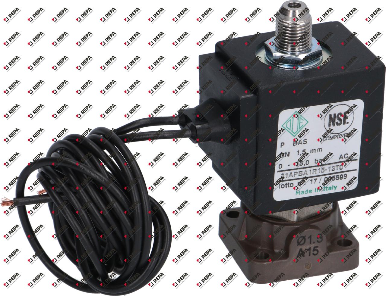 Solenoid valve ODE 220-240V 50/60Hz