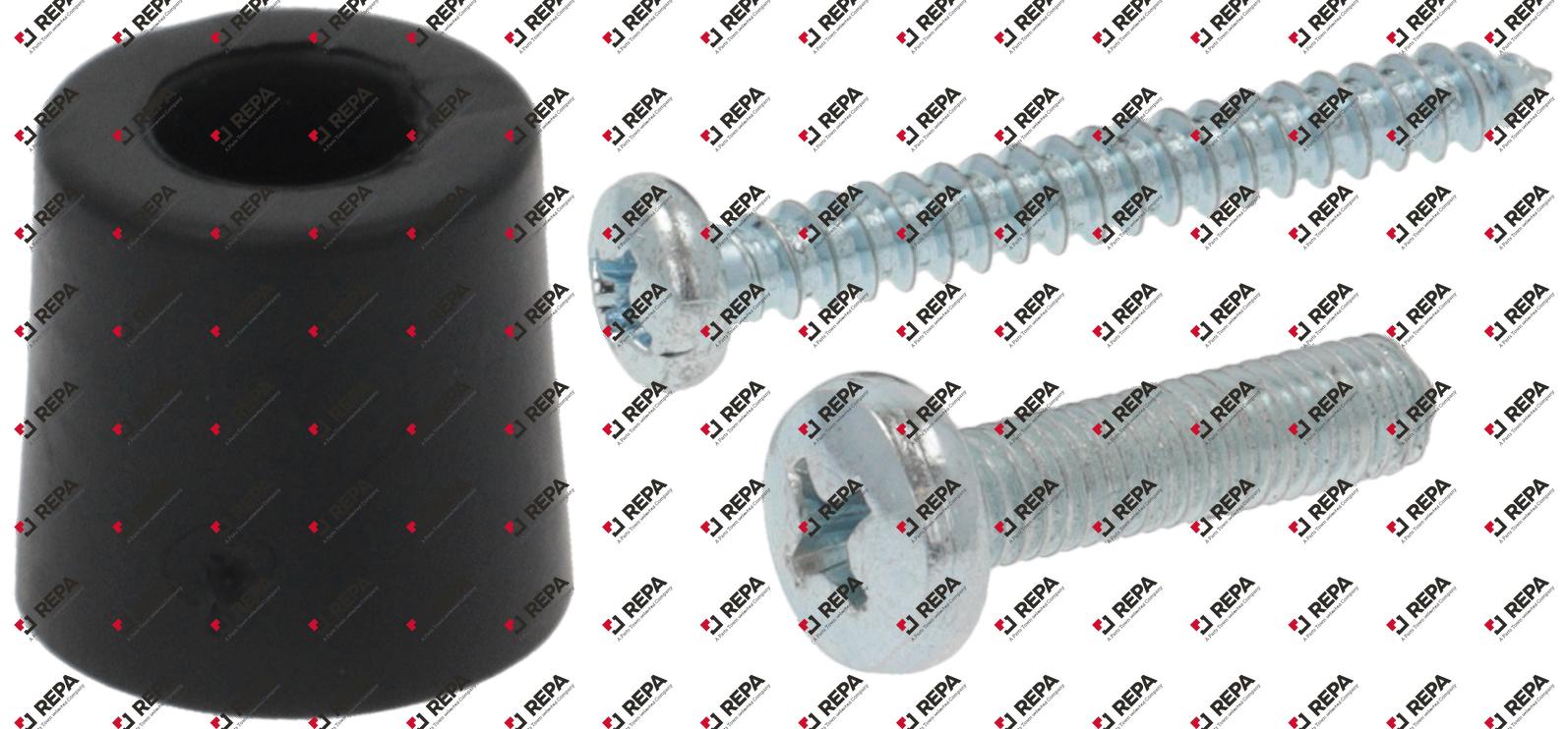 Gerätefuß Gewinde M5 ø 19mm H 18mm