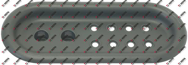 Schalterblende Spülmaschine L 312mm B 132mm grau