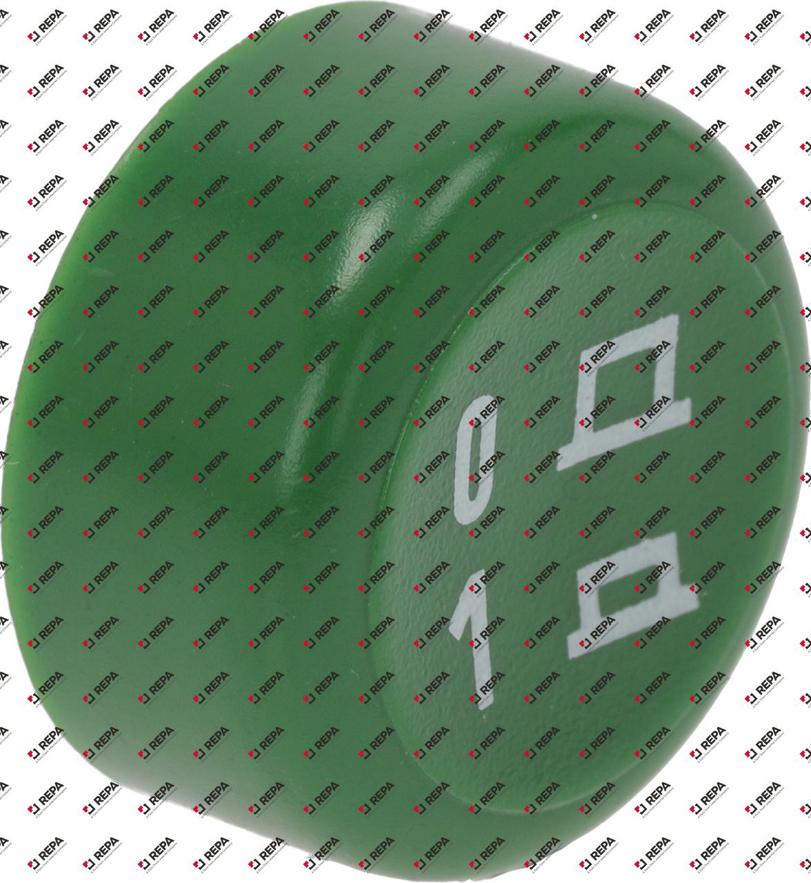 push button ø 23mm green ON-OFF