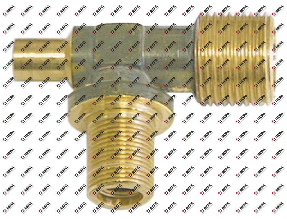 Düsenträger Rohr ø 10 mm Gaseingang M16x1,5