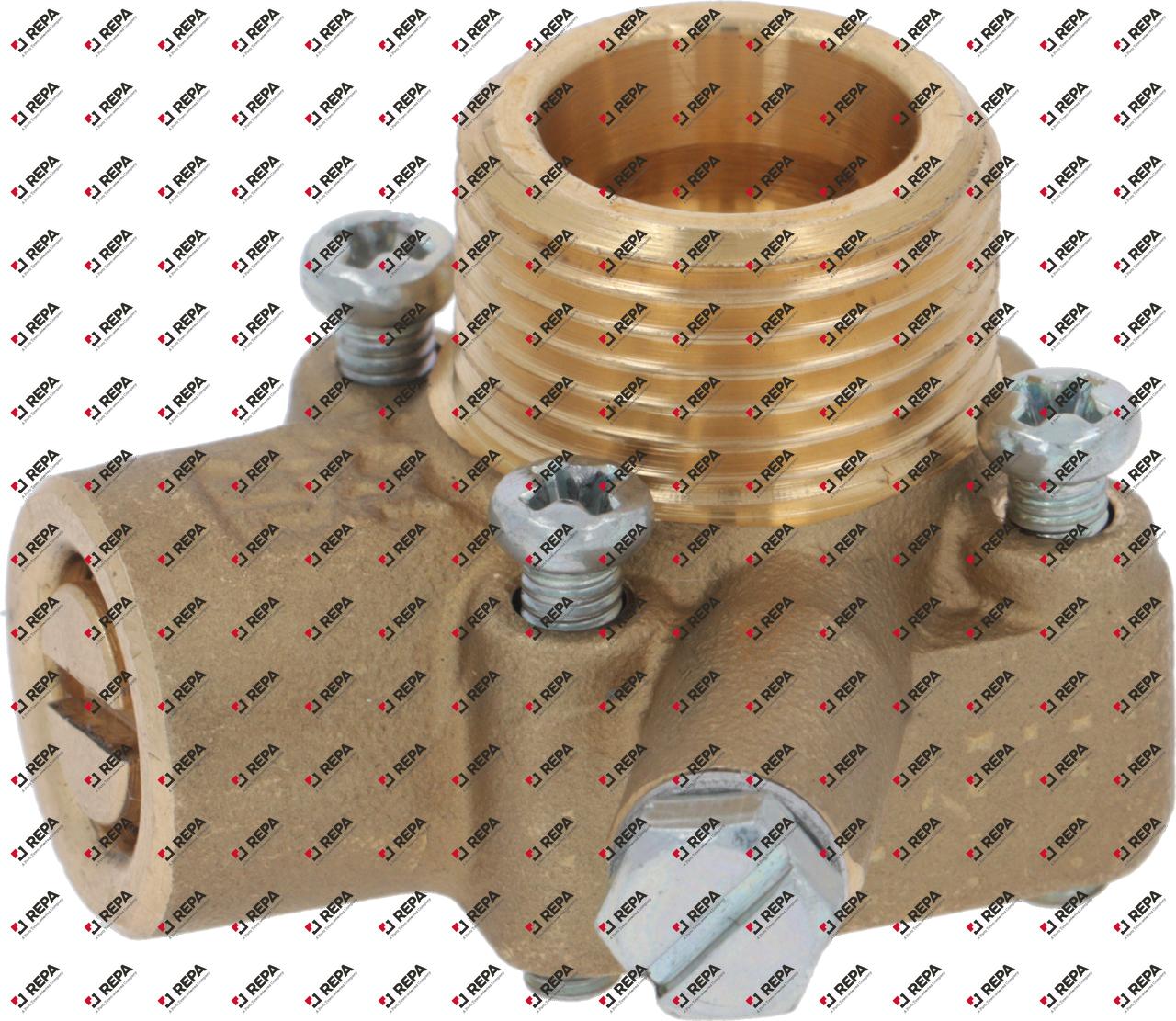 raccordo gas filetto M20x1,5 tubo ø 12/10mm