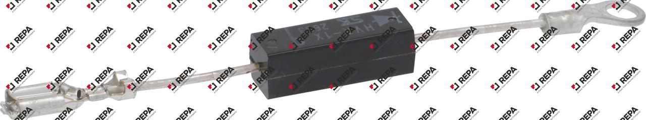 HV-Diode Typ HVR 1X Anschluss F4,8mm / Öse M4