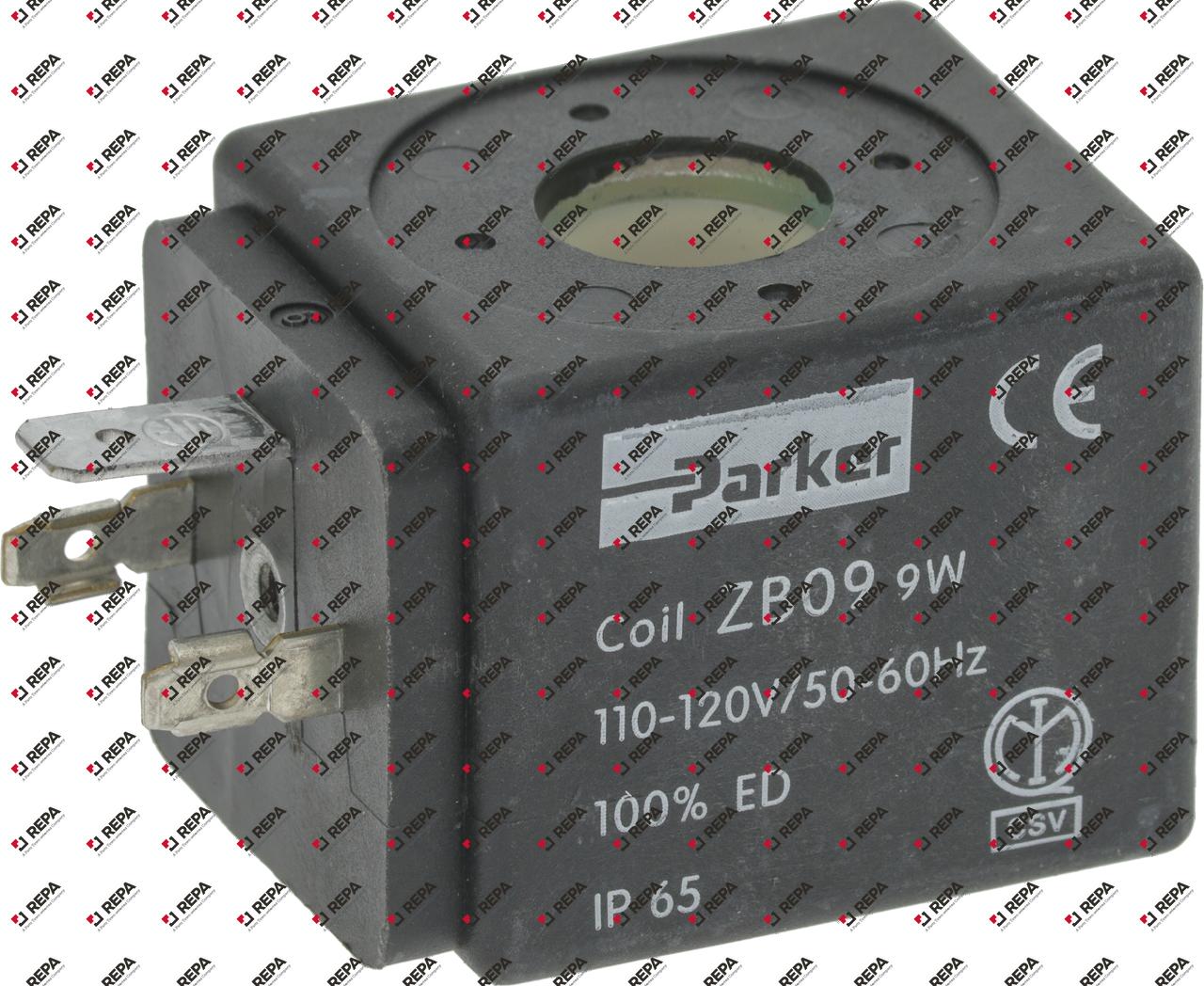COIL PARKER ZB09 9W 110/120V 50/60Hz