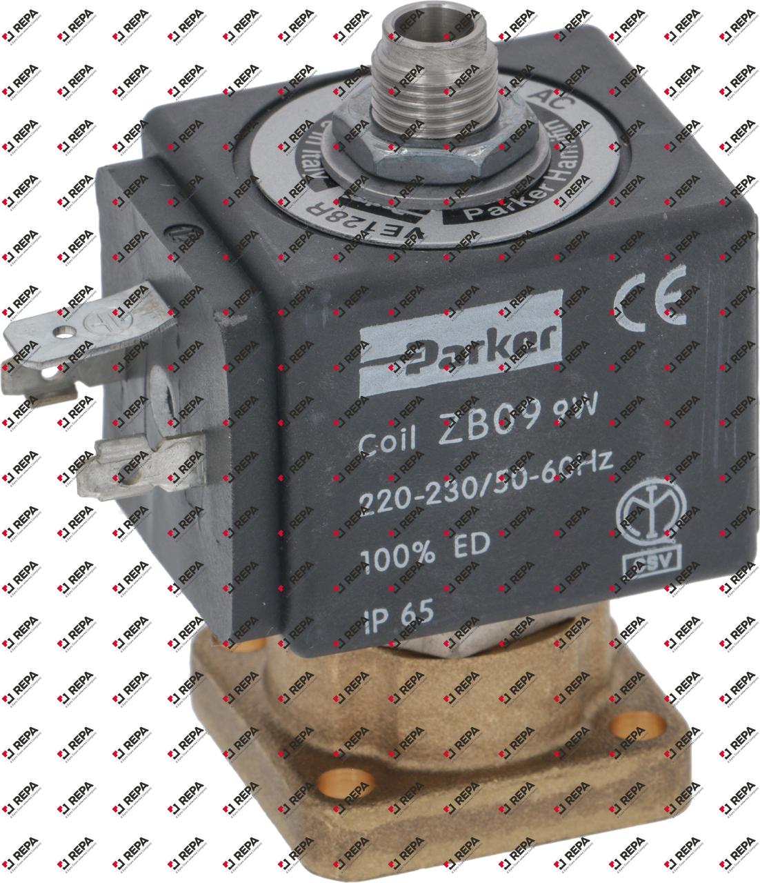 solenoid valve 3-ways 230VAC body inner cone