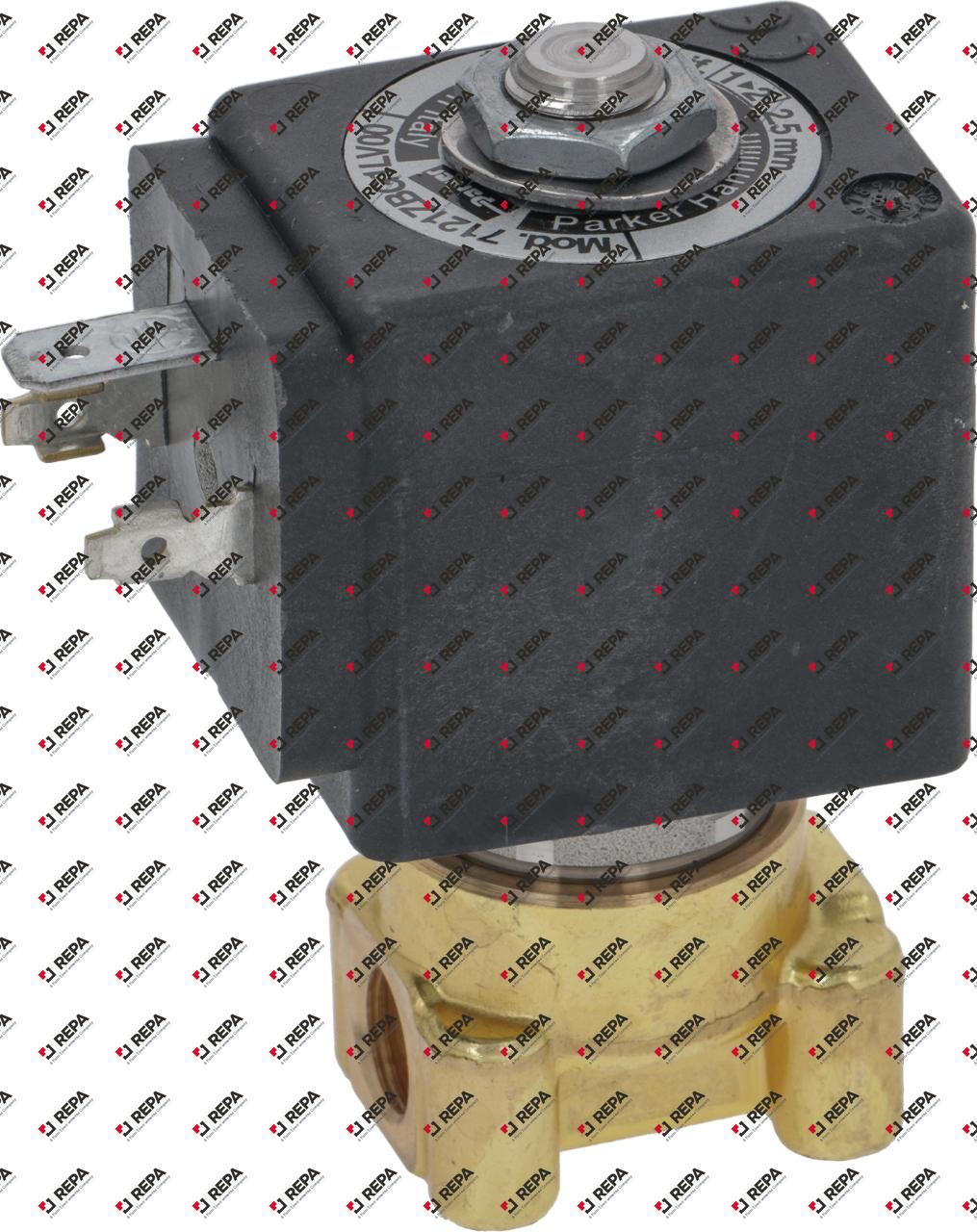solenoid valve 2-way-ways 230 VAC connection 1/8"