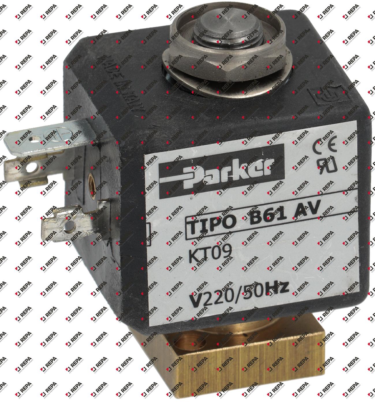 Solenoid valve with O-rings 2-ways 220VAC PARKER