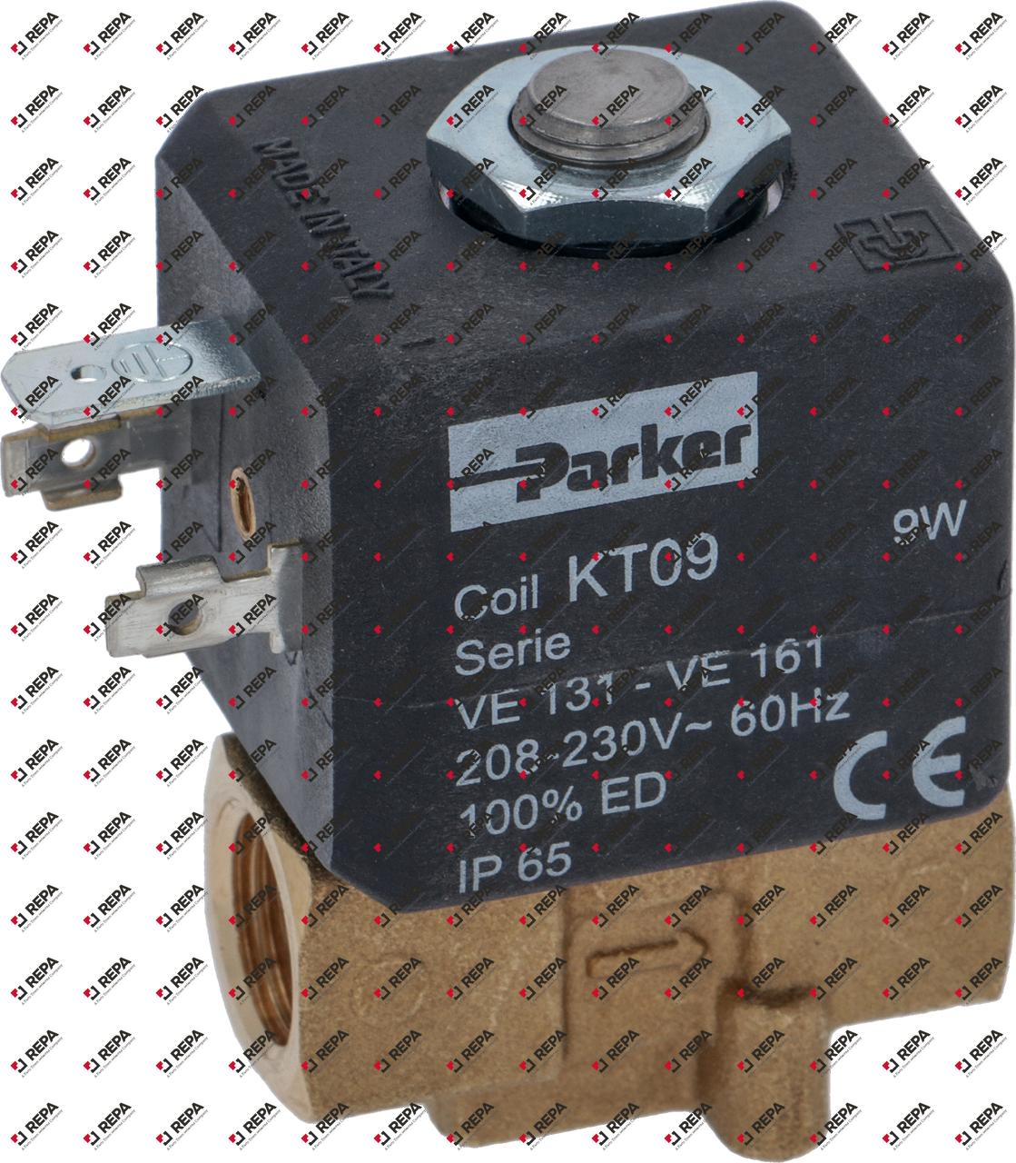 solenoid valve 2-ways 230 VAC inlet 1/4" IT