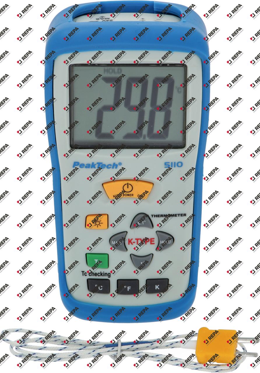 temperatuurmeter PEAK TECH 5110 incl. draadvoeler