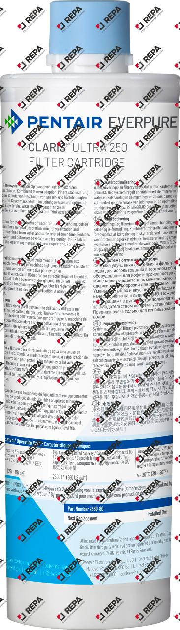 Filtro d'acqua tipo Claris ULTRA 250