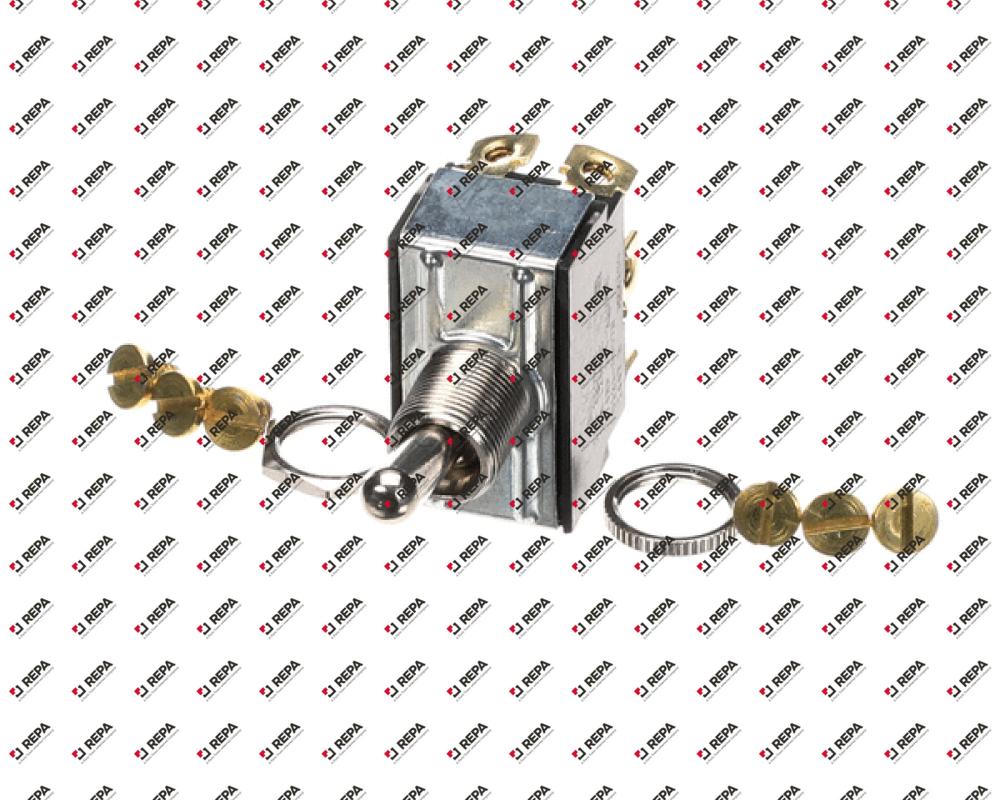 SWITCH,TGL DPDT 3/4HP (1-0-(1))