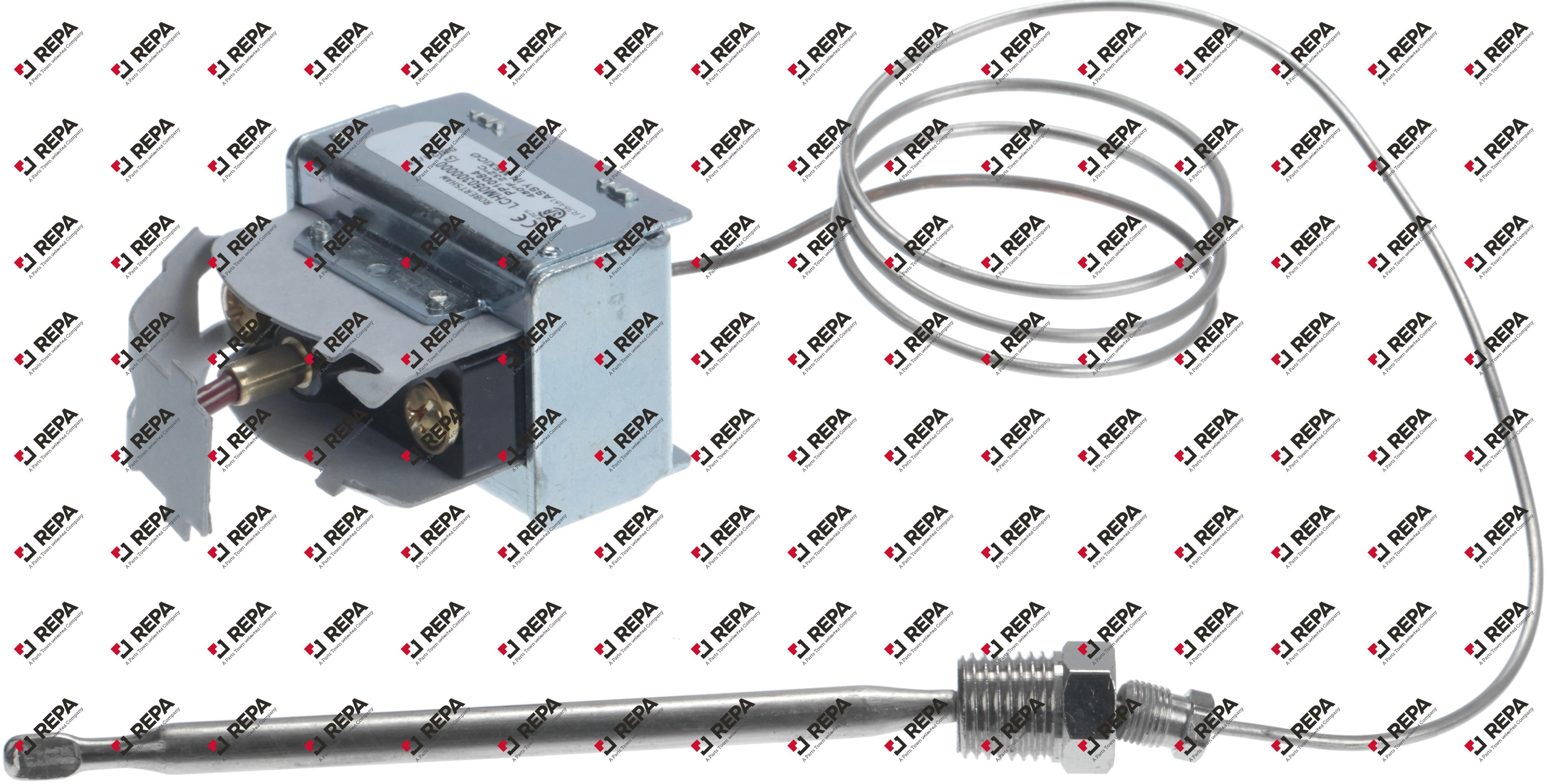Safety thermostat 450 °F manual reset