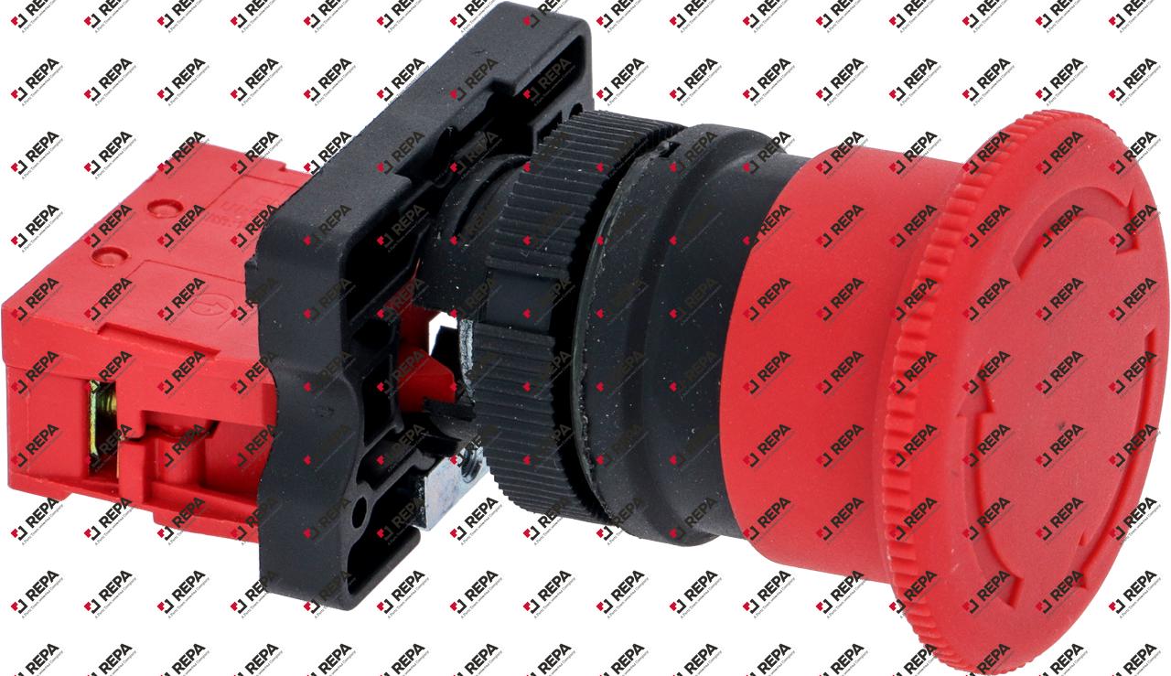 Pilzkopfschalter Einbaumaß ø22mm 1NC NOT-AUS