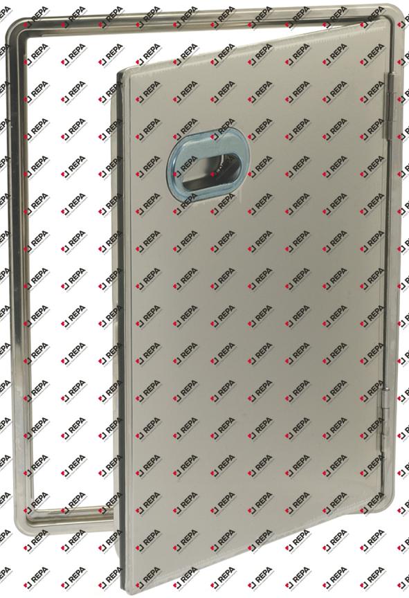 flap opening to the right with magnet 590x440mm