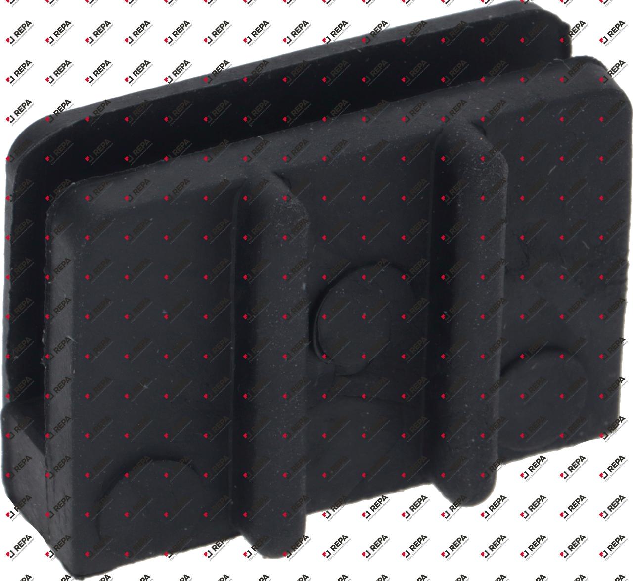 equipment foot rubber H 22mm