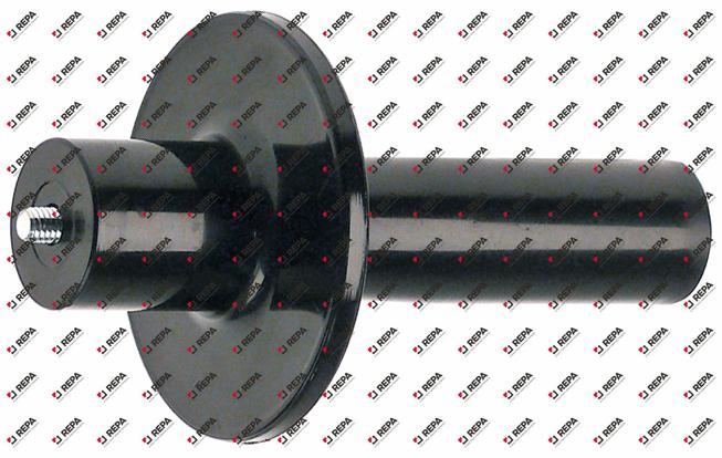 handle thread M6 ø 25mm L 126mm with hand guard