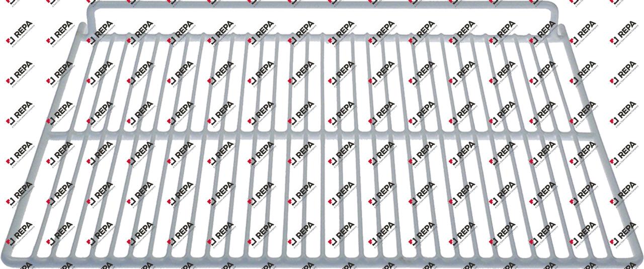 grate W 502mm D 400mm H 50mm plastic-coated steel