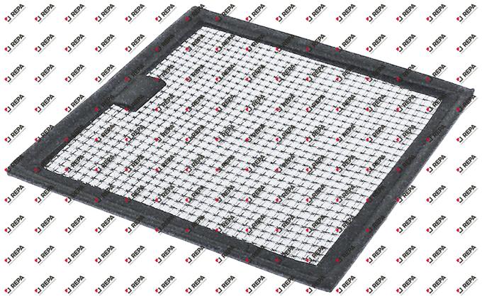 Filter für Kondensator L 218mm B 230mm Stärke 6mm