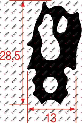 junta de puerta perfil 2733 An 470mm L 760mm