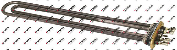 Heizkörper 3000W 230V HK 2 Flansch 70x18mm L 365mm