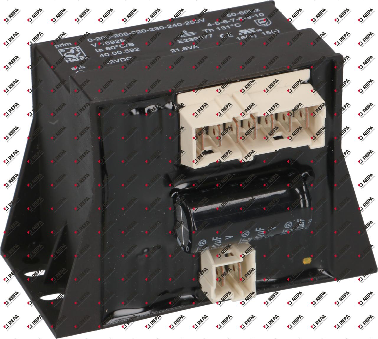 transformator primair 200-250VAC secundair 12VDC