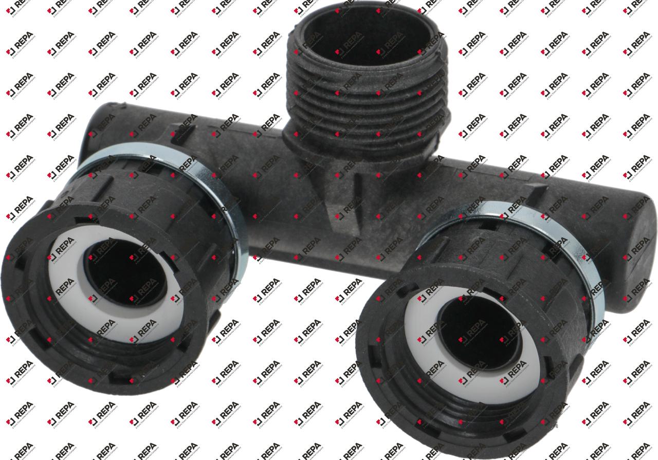 attacco per tubo plastica filetto 3/4" conf. 1 pz