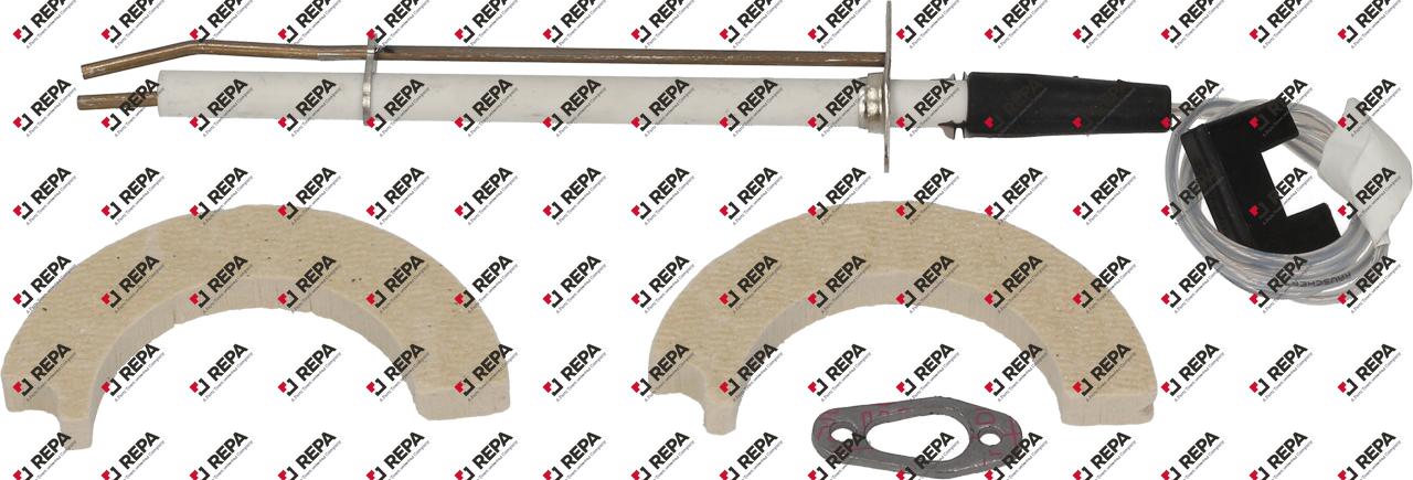 bougie met toebehoren flens L 38mm flens B 16mm