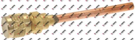 Schrader valve complete connection 3/16" L 80mm