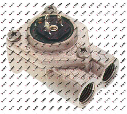 flow meter thread 1/4" stainless steel with LED