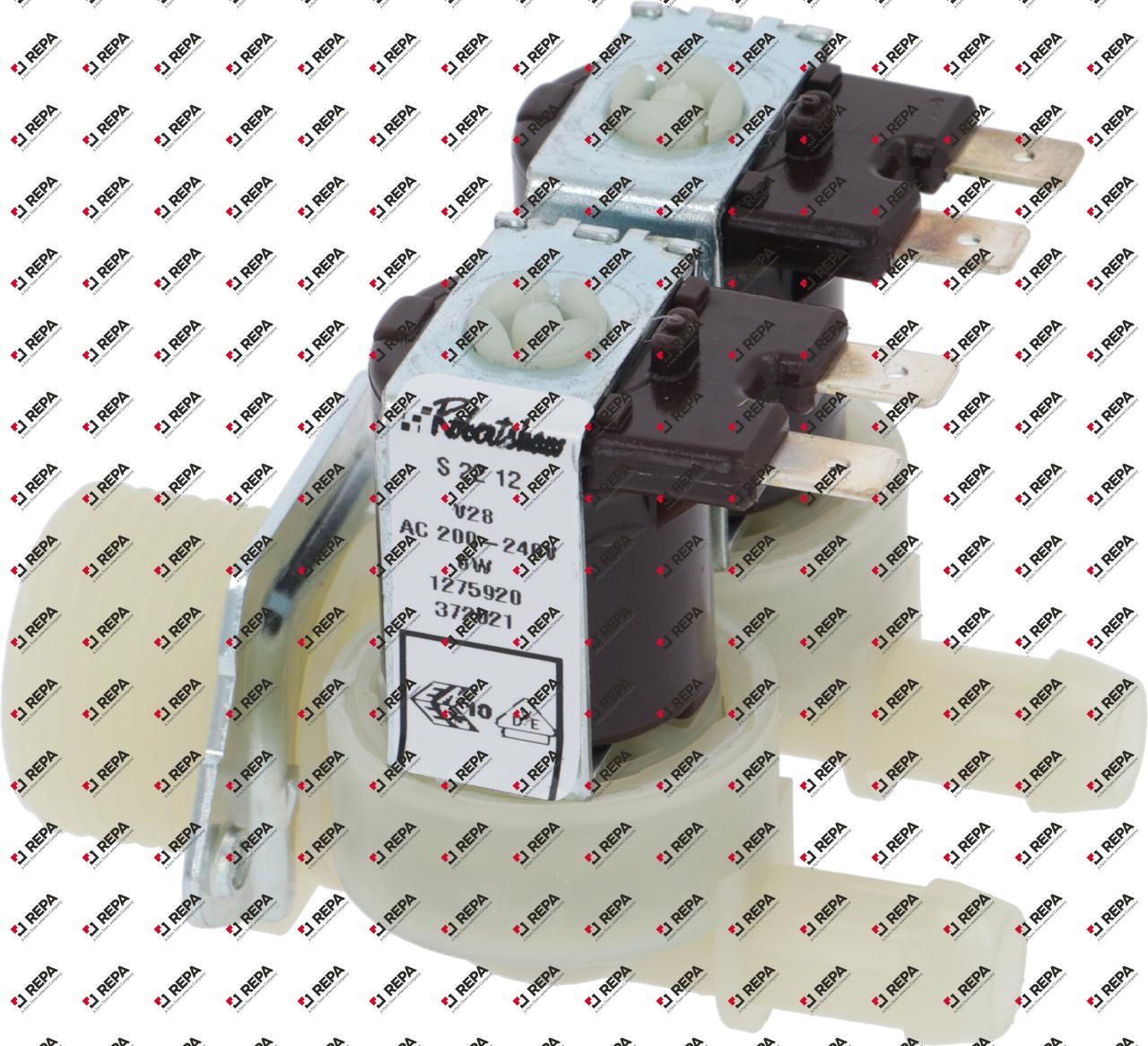 Magnetventil 2-fach gerade 230VAC Eingang 3/4"