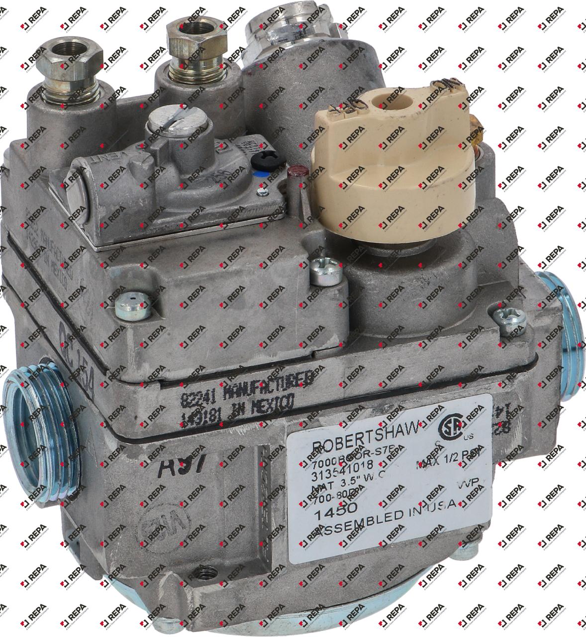 gasventiel gasingang 3/4" gasuitgang 3/4"