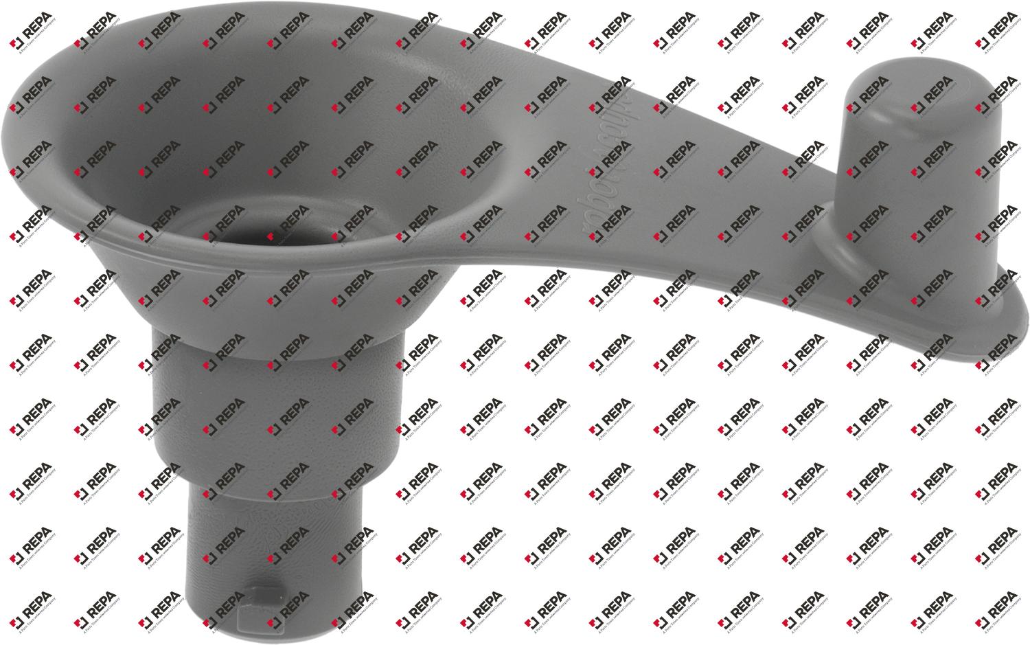 handvat voor deksel L 140mm B 75mm H 78mm 