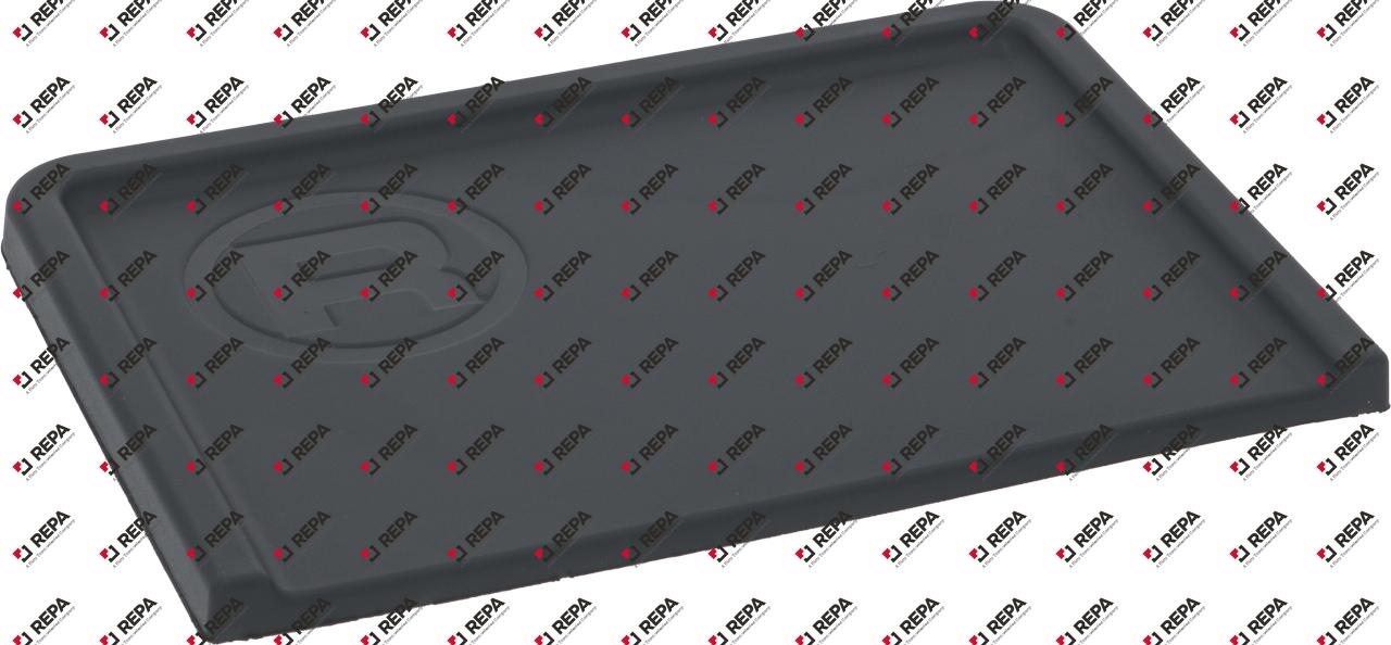 Tamper mat ROCKET zwart L 205mm B 147mm