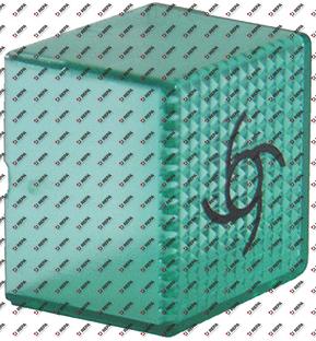 Signallampenkappe Größe 23x23mm grün Waschzyclus