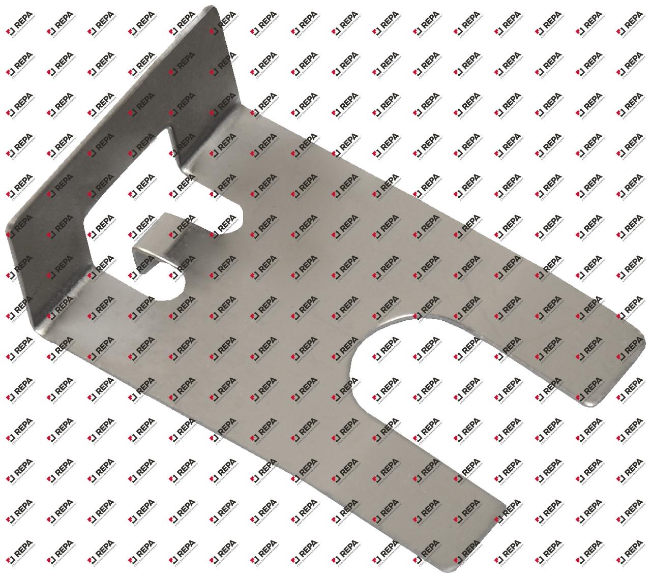 Klemmfeder Edelstahl für Quarzheizkörper L 39mm