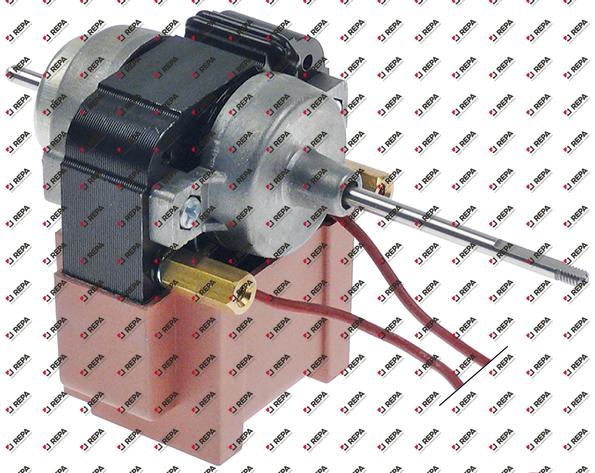 fan motor 220-240V 50Hz 5W shaft ø 4mm L 140mm