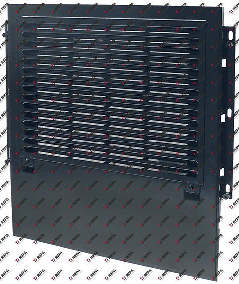 side panel W 418mm H 410mm plastic black