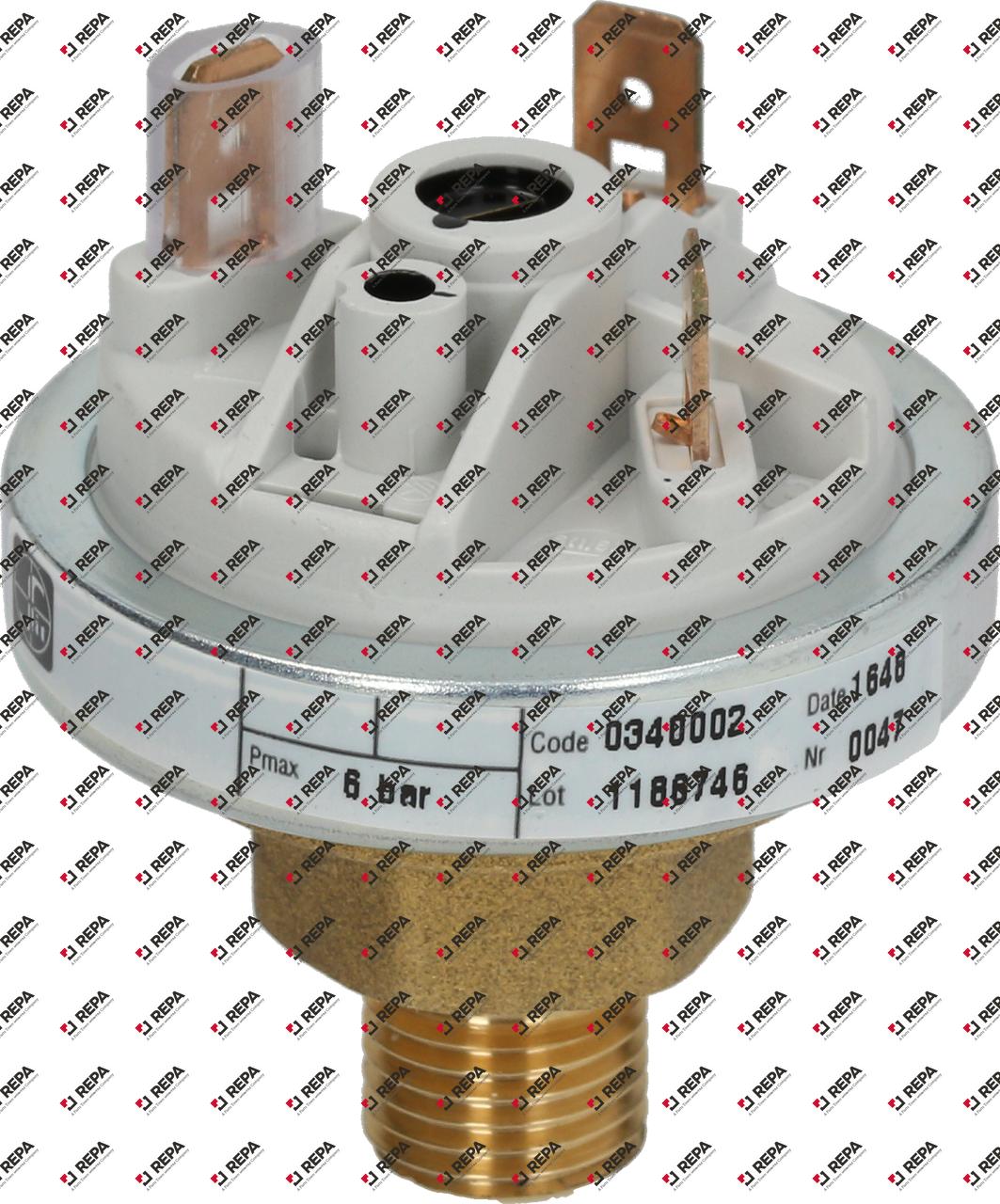 pressostat ø 45mm pression de déclenchement 0,5bar