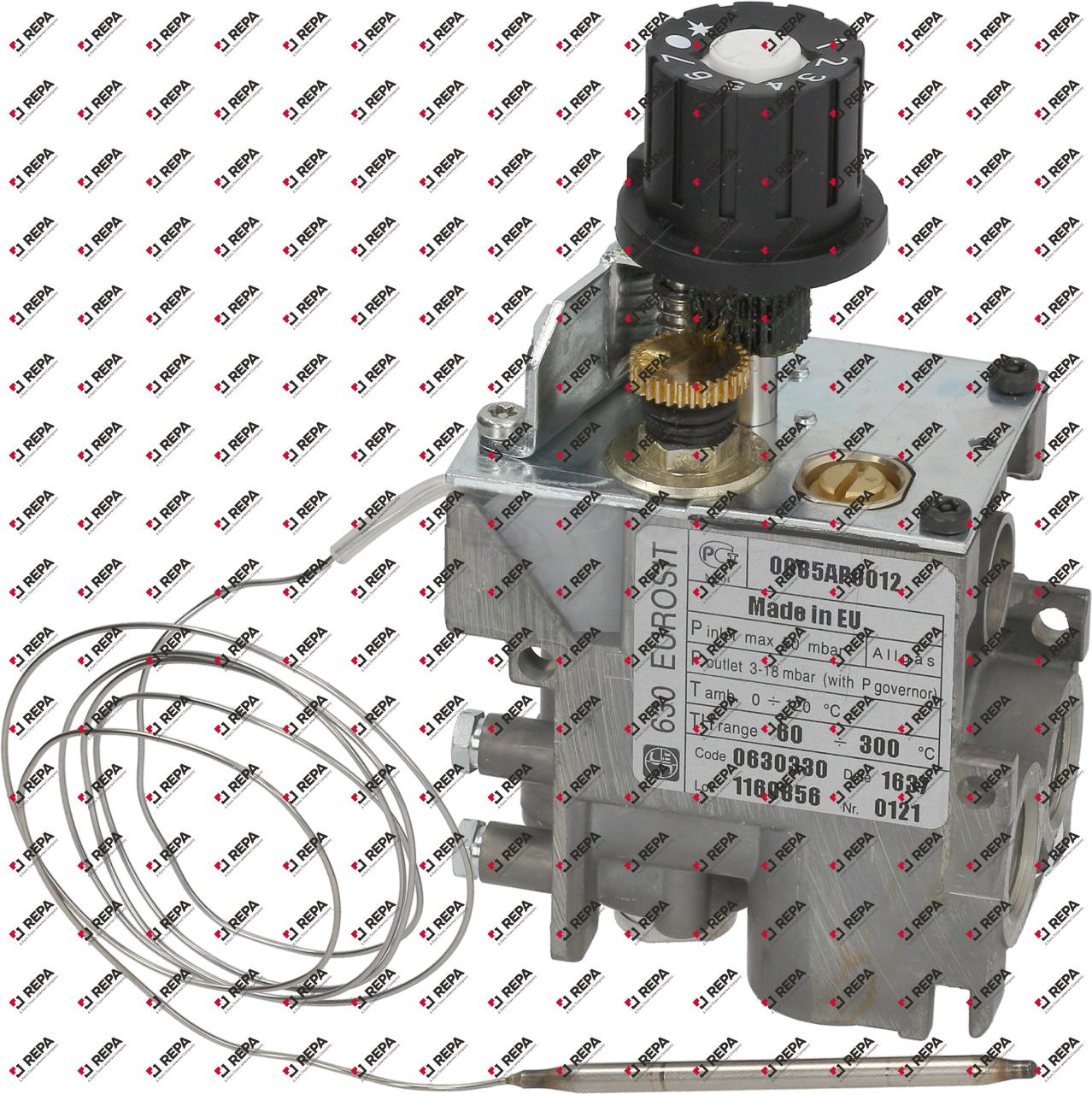 Gas thermostat type 630 Eurosit series 60-300°C