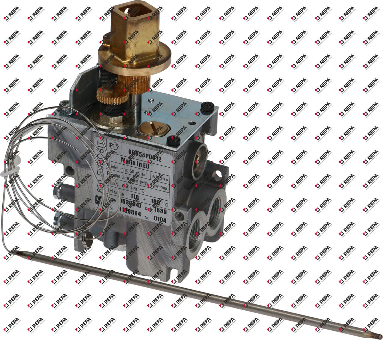 Gasthermostat Typ Serie 630 Eurosit 110-190°C