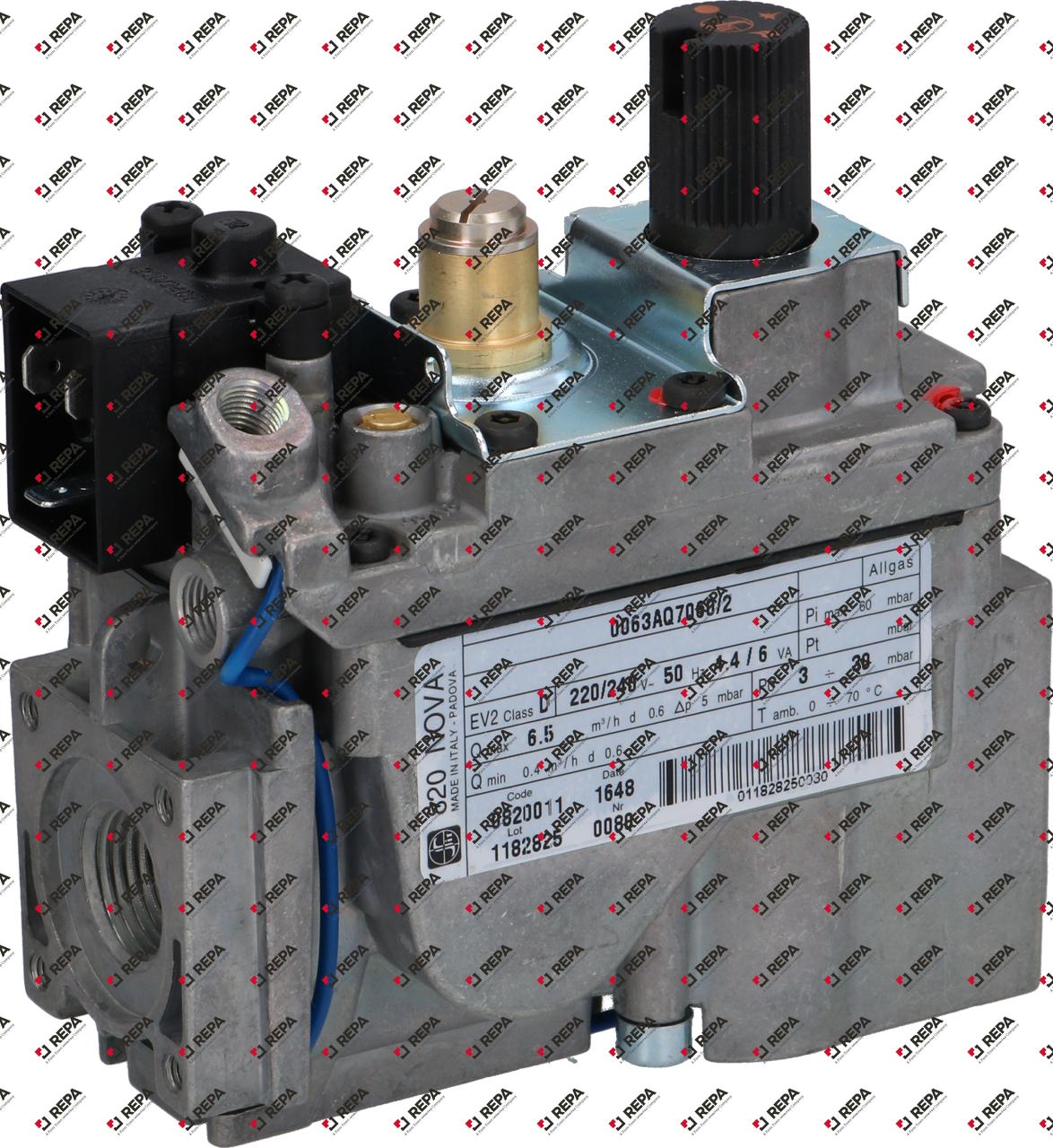 gasventiel SIT serie 820 230V 50Hz gasingang 1/2"